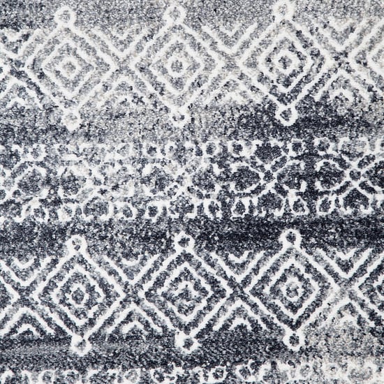 SPACES Allure Blue Textured Polypropylene Runner - 60x150cm