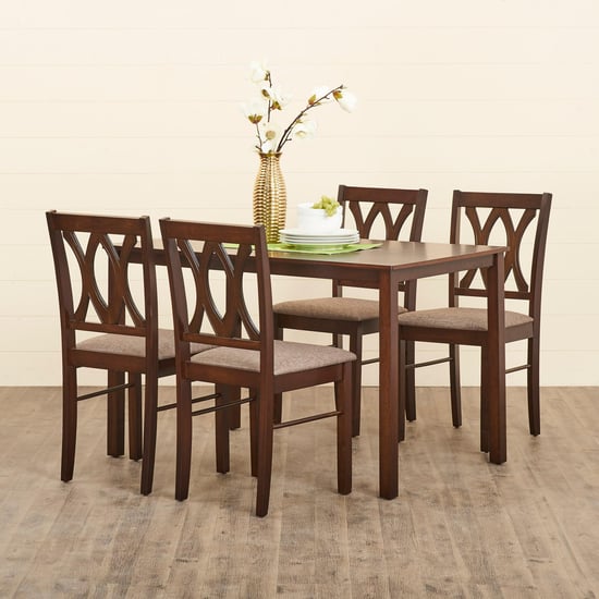 Cornell 4-Seater Dining Table - Brown