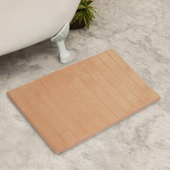 Harbour Embossed Memory Foam Bathmat - 60 x 90 cm