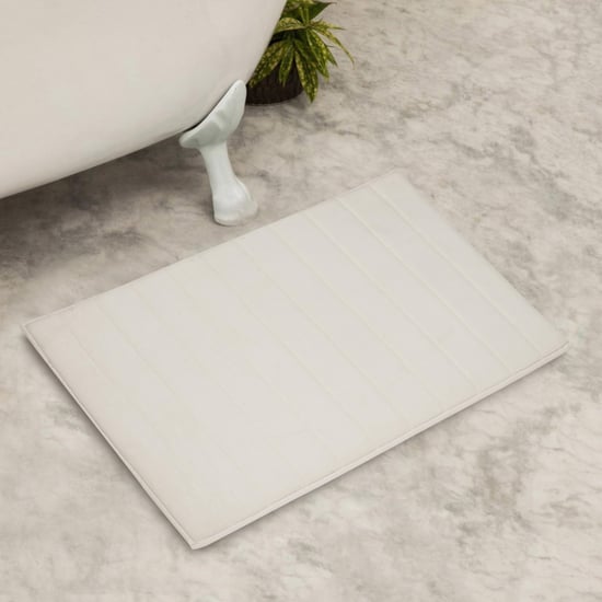 Harbour Embossed Memory Foam Bathmat - 60 x 90 cm