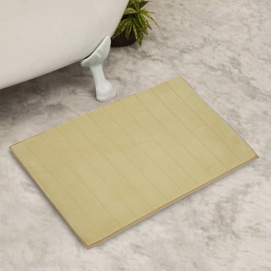 Harbour Embossed Memory Foam Bathmat - 60 x 90 cm