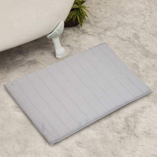 Harbour Embossed Memory Foam Bathmat - 60 x 90 cm