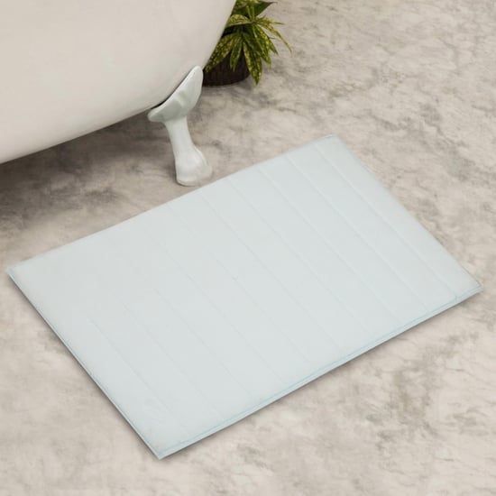 Harbour Embossed Memory Foam Bathmat - 60 x 90 cm
