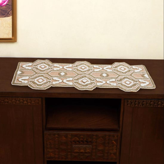 Cinder Treasure Beaded Table Runner- 30 x 90 cm