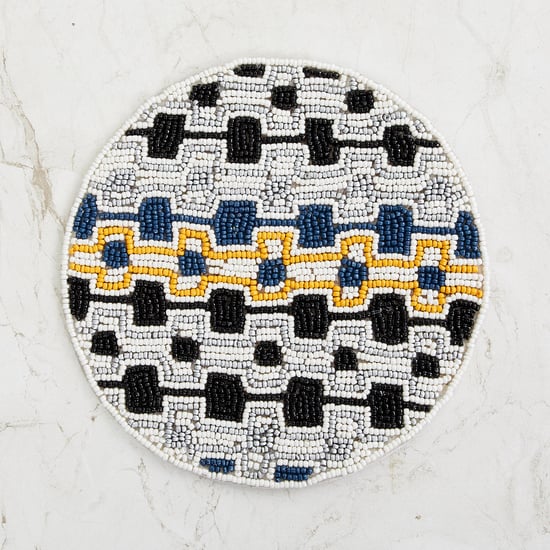 Mandarin Beaded Round Trivet Dia - 20 cm
