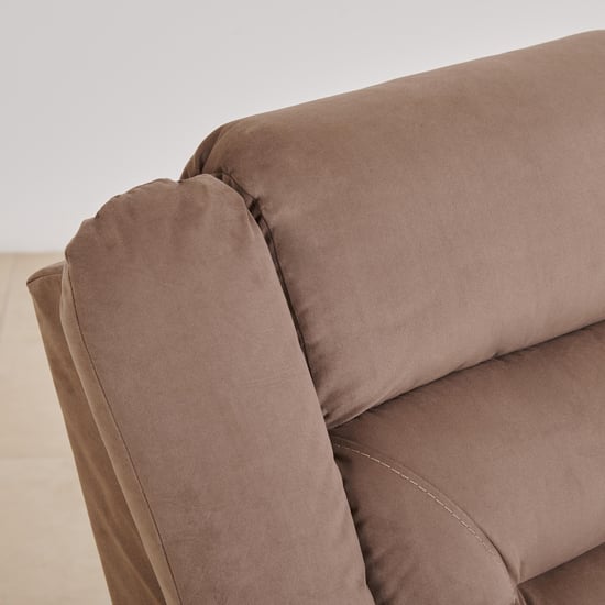 Cairo Fabric 1-Seater Recliner - Brown