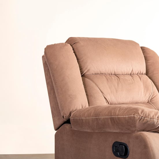 Cairo Fabric 1-Seater Recliner - Brown
