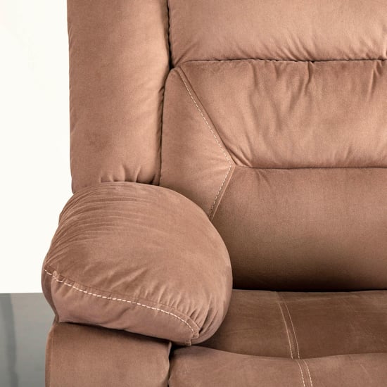 Cairo Fabric 1-Seater Recliner - Brown
