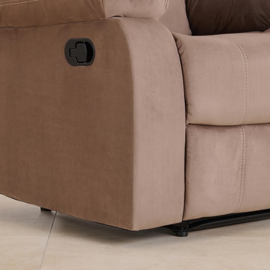 Cairo Fabric 1-Seater Recliner - Brown