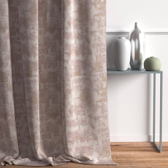 D'DECOR Zendo Printed Door Curtain - 135 cm x  225 cm