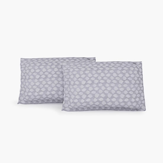 SWAYAM Pastel Vogue  3-Pc. Double Bedsheet  Set - 228 x 274 cm