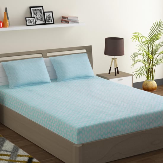 SWAYAM Pastel Vogue  3-Pc. Double Bedsheet  Set - 228 x 274 cm