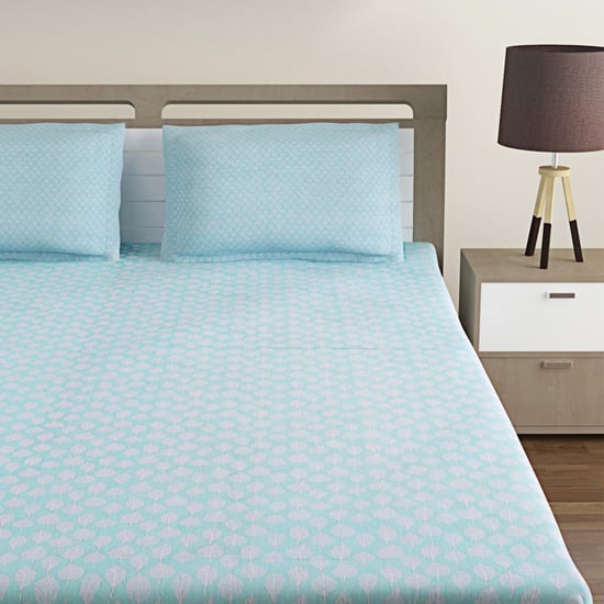 SWAYAM Pastel Vogue  3-Pc. Double Bedsheet  Set - 228 x 274 cm