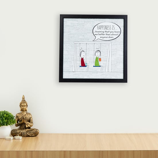 Happiness Is Knowing Me Better Picture Frame - 35 x 35 cm