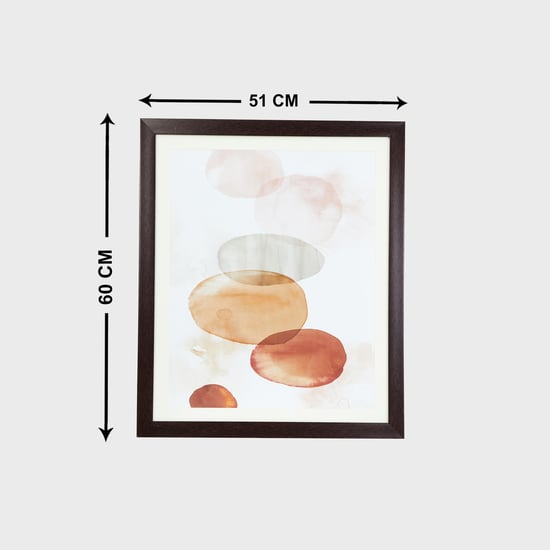 Artistry White Printed Canvas Picture Frame - 51x60 cm