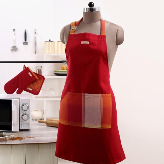 MASPAR Bamboozle Checked Apron - 63 x 79 cm