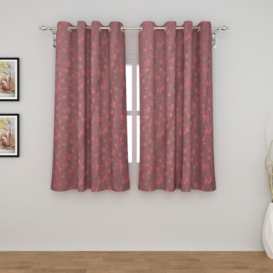 Radiance Jacquard Textured Window Curtain Pair - 110 x 160 cm