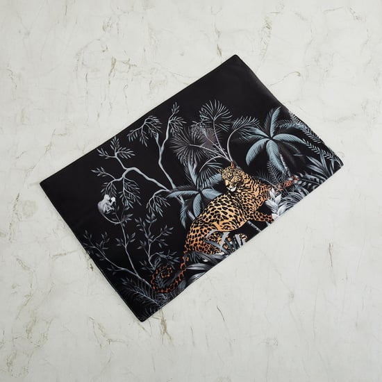 Into The Wild Foil Print Velvet Placemat - 33 x 48 cm