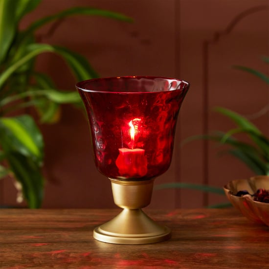 Raga Glass Hurricane Candle Holder