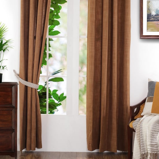 MASPAR Textured Door Curtain Pair -  122 cm x 228 cm