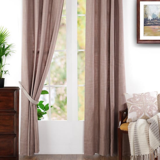 MASPAR Textured Door Curtain Pair - 125 cm x 228 cm