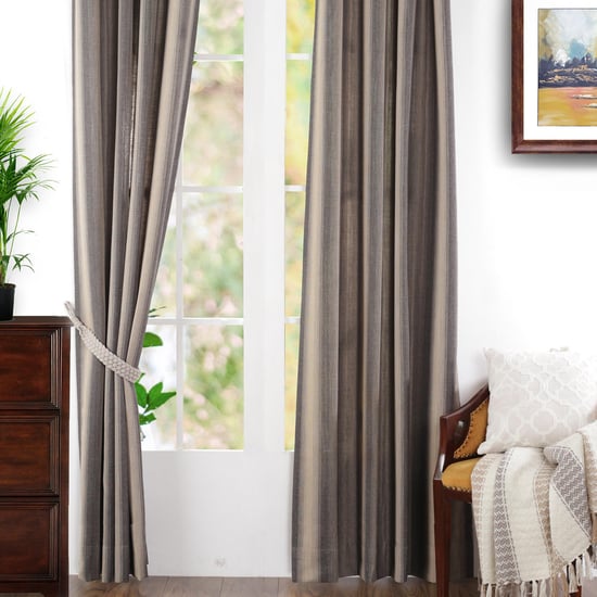 MASPAR Beatitude Striped Window Curtain Pair - 125 x 152 cm