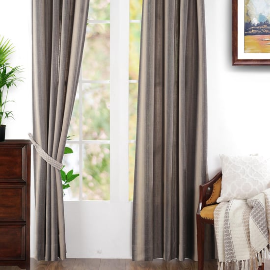 MASPAR Beatitude Striped Door Curtain Pair - 125 x 228 cm
