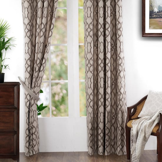 MASPAR Jacquard Door Curtain Pair - 127 cm x 228 cm