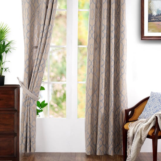 MASPAR Printed Door Curtain Pair -  1.25 m x  2.28 m