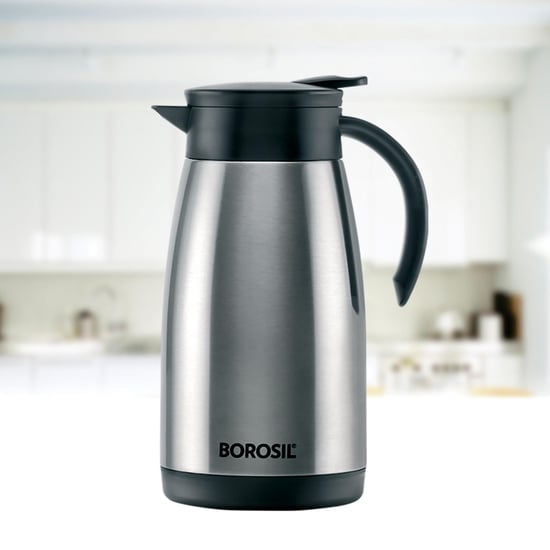 BOROSIL Solid Stainless Steel Teapot - 1000 ml