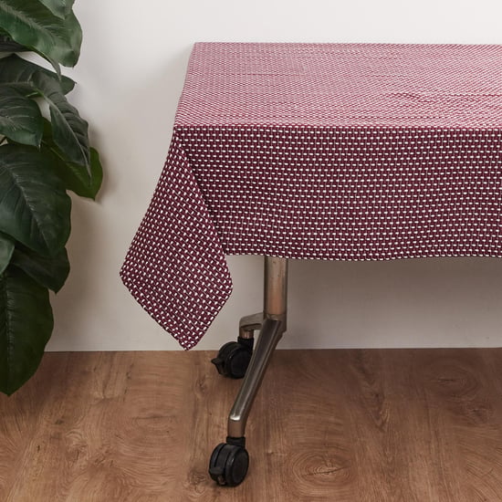 Fiesta Diamond Merun Table Cloth 135 x 130 cm