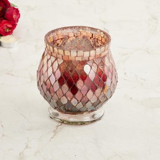 Fiesta Blaze Mosaic Votive Holder