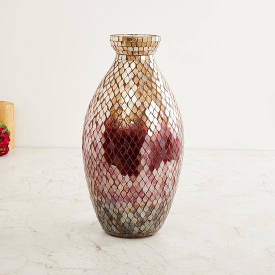 Fiesta Textured Mosaic Vase