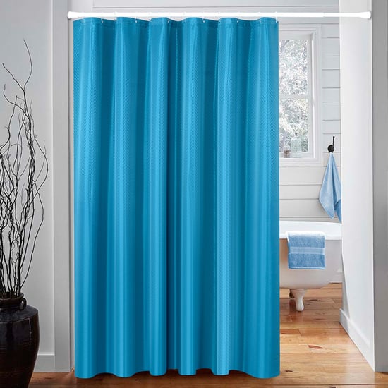 Deco Window Water Repellant Shower Curtain with Hooks