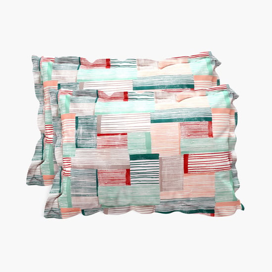 Medley Brandt Printed Pillow Cover - Set of 2 Pcs  - 45 x 70 cm