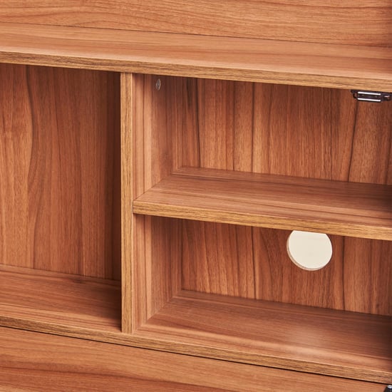 Quadro NXT Flip Study Table - Brown | Brown | Engineered Wood