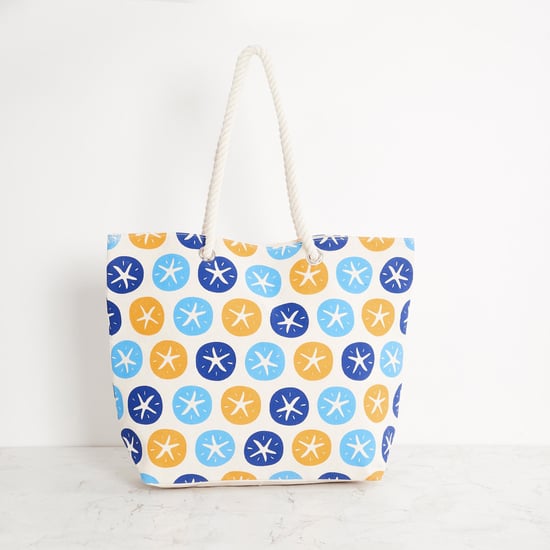 Corsica Printed Cotton Shopping Tote Bag