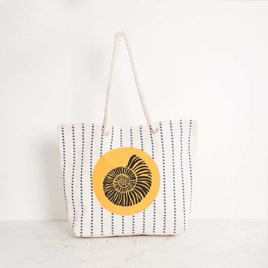 Corsica Printed Cotton Shopping Tote Bag