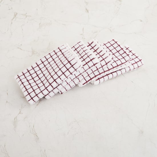 Fiesta Checks Dish Cloth - Set Of 5