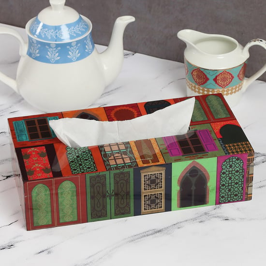 INDIA CIRCUS Mughal Doors Reiteration Tissue Holder