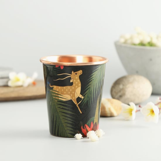 INDIA CIRCUS Forest Fetish Printed Copper Tumbler