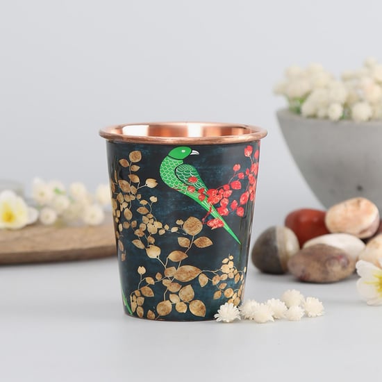 INDIA CIRCUS Printed Small Copper Tumbler