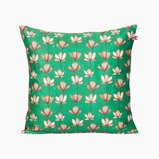 INDIA CIRCUS Printed Cushion Cover - 40.64 x 40.64 cm