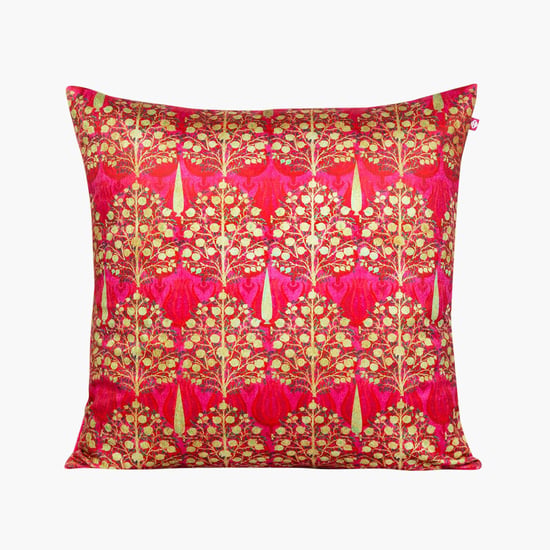 INDIA CIRCUS Printed Cushion Cover - 40.64 x 40.64 cm