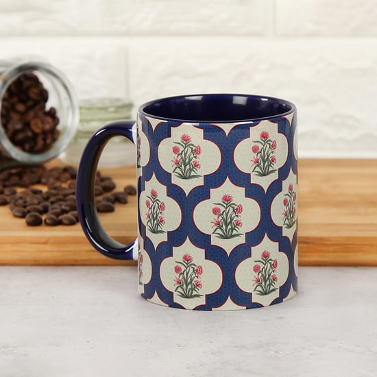 INDIA CIRCUS Poppy Flower Coffee Mug