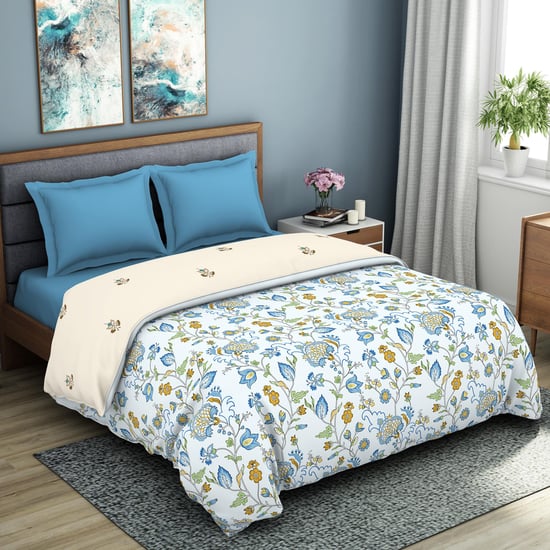 SPACES Essential Bonica Printed Double Bed Quilt - 224 x 270 cm