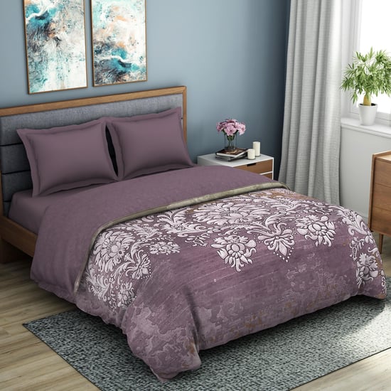 SPACES Organic Cotton Printed Double Bed Quilt - 224 x 270 cm
