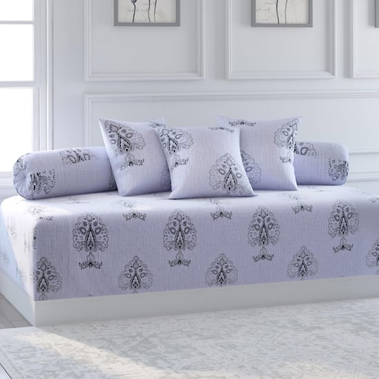 SWAYAM Ananda Printed 6-Pc. Diwan Set - 152 x 228 cm