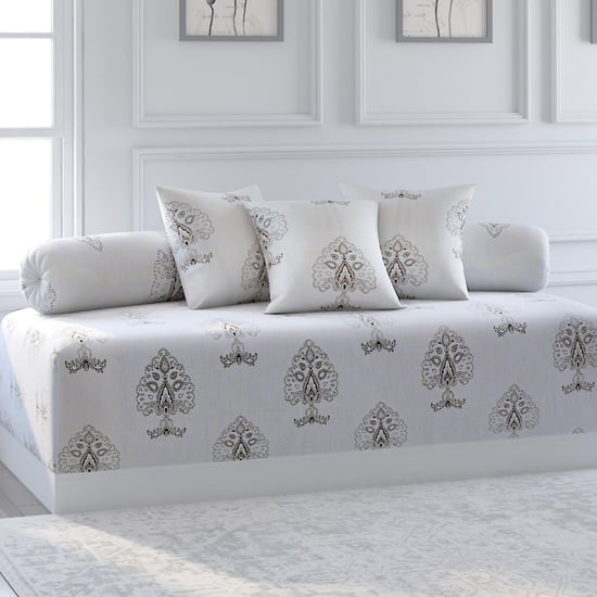 SWAYAM Ananda Printed 6-Pc. Diwan Set - 152 x 228 cm