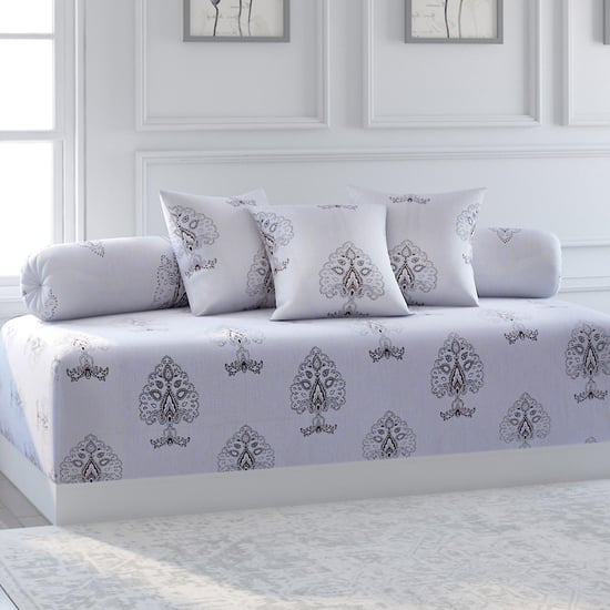 SWAYAM Ananda Printed 6-Pc. Diwan Set - 152 x 228 cm